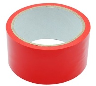 Красная липкая лента BONDAGE TAPE - 18 м.