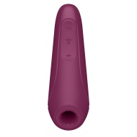 Бордовый вакуум-волновой стимулятор Satisfyer Curvy 1+