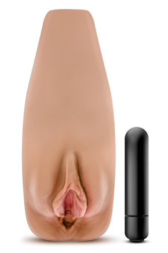 Маструбатор-вагина с вибрацией Soft   Wet Renata Realistic Tan Masturbator