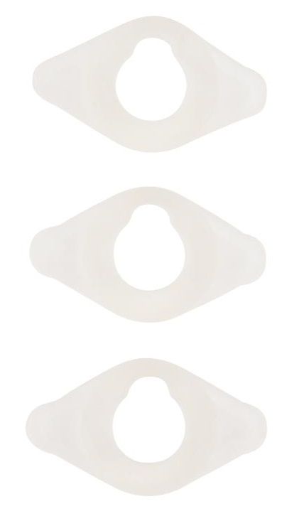 Набор из 3 малых вытянутых эрекционных колец Love Rings