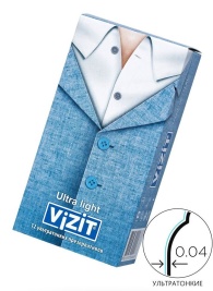 Ультратонкие презервативы VIZIT Ultra light - 12 шт.