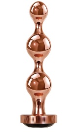 Золотистый анальный стимулятор-елочка Gold Digger Small - 10,5 см.