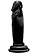 Чёрный фаллоимитатор Realistic Cock 6  - 15 см.