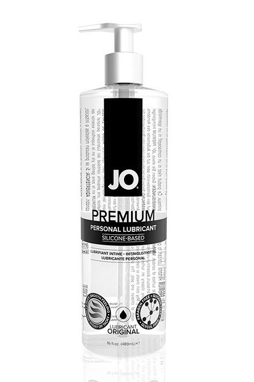 Нейтральный лубрикант на силиконовой основе JO Personal Premium Lubricant - 480 мл.