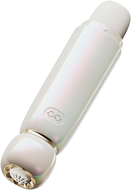 Бежевый вакуумный стимулятор клитора Lia