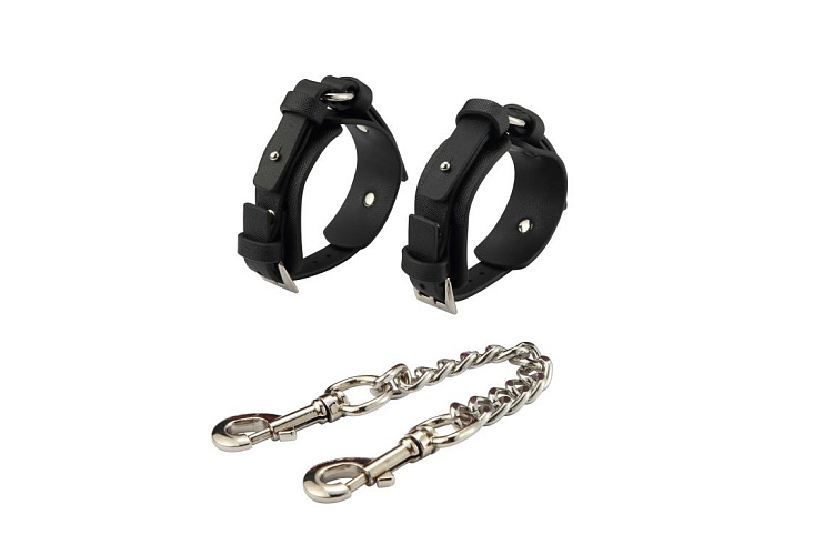 Оригинальный БДСМ-набор из 9 предметов в черной кожаной сумке