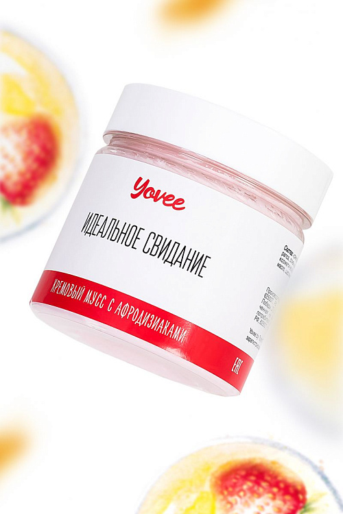 Мусс для душа с афродизиаками «Манящий аромат» с ароматом клубники и шампанского - 150 мл.