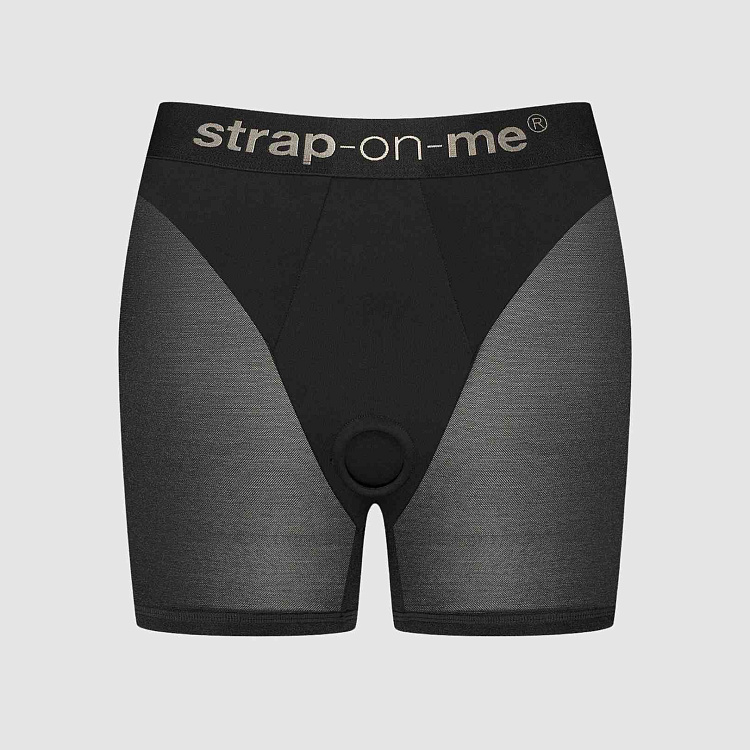 Трусики-шорты для фиксации насадок Strap-on-me Harness Lingerie Halo - size XL