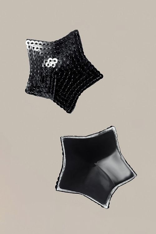 Чёрные пэстис Stars в форме звезд