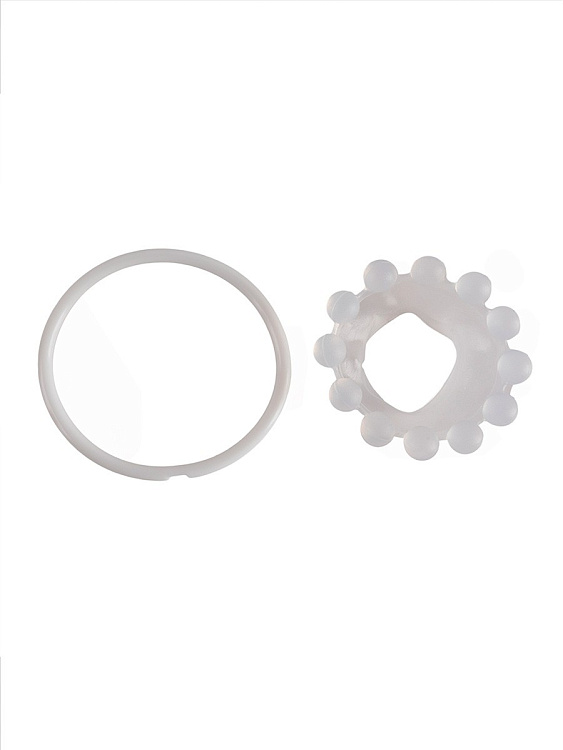 Эрекционное кольцо со стимулирующими шариками на поверхности