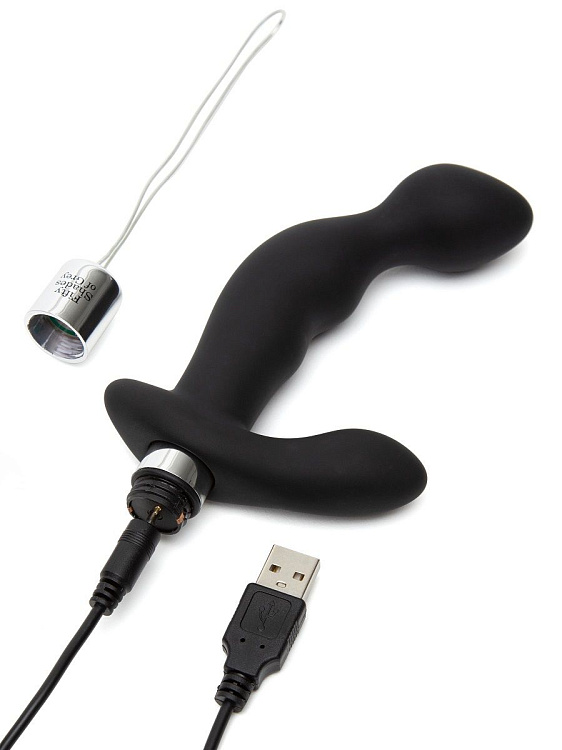 Черный вибромассажер простаты Relentless Vibrations Remote Prostate Vibrator - 15,2 см.