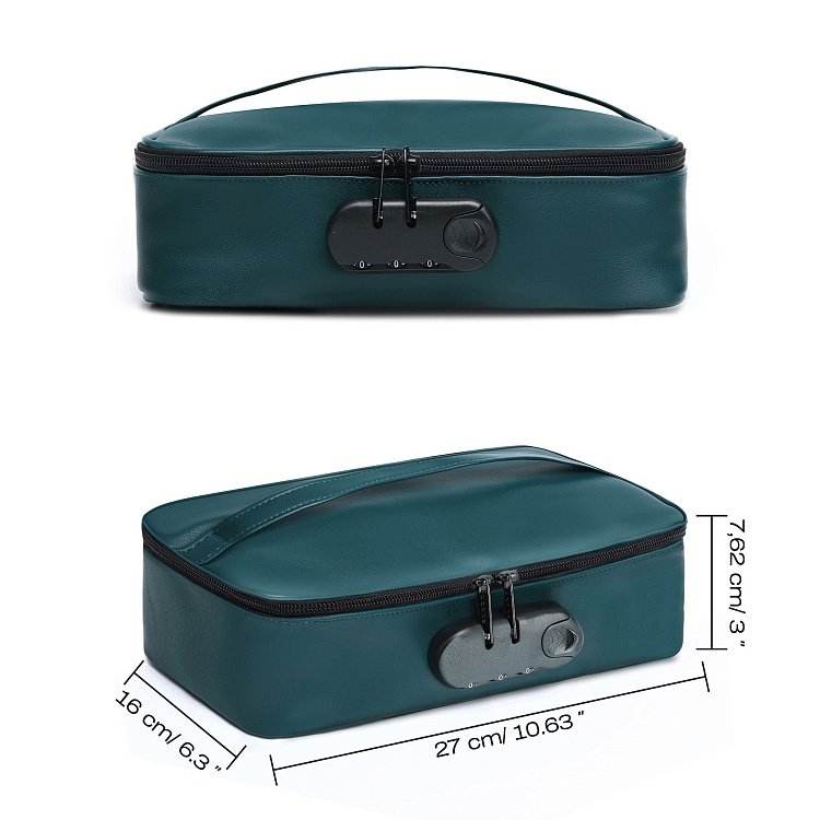 Зеленая сумочка для хранения игрушек Discreet Box