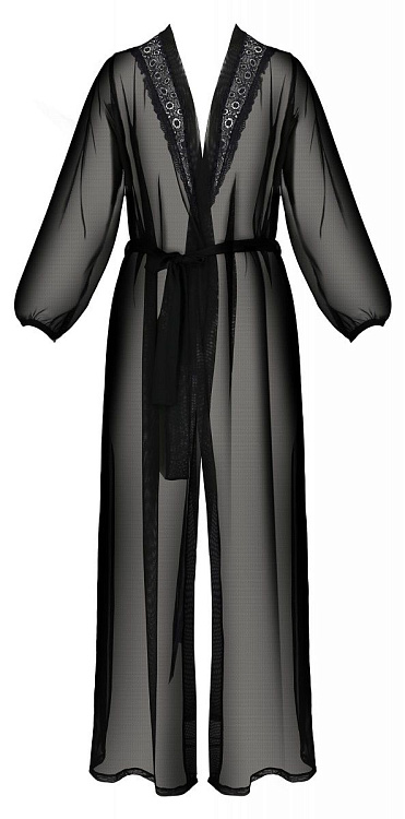 Соблазнительный длинный пеньюар Zinnia