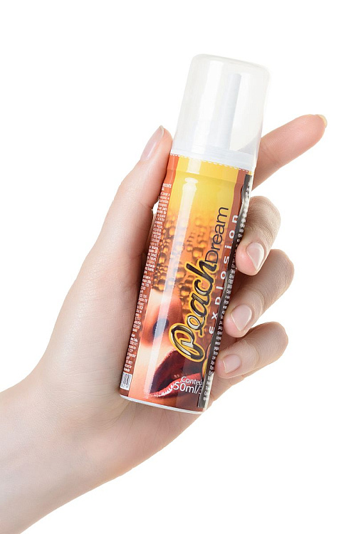 Шипучая пена для массажа ANGHEL EXPLOSION PHEROS Peach с ароматом персика - 50 мл.