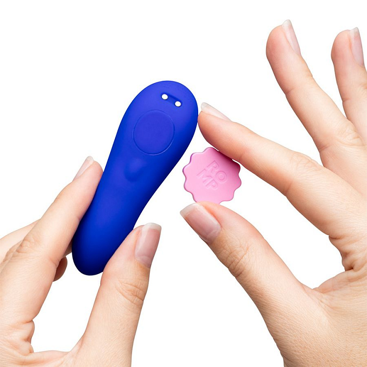 Синий вибратор в трусики с пультом ДУ Party