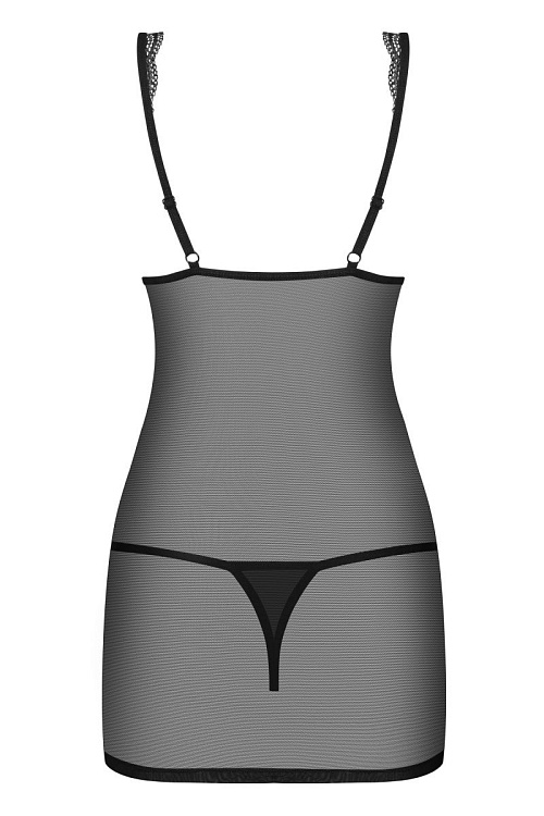 Обольстительная коротенькая сорочка с кружевом