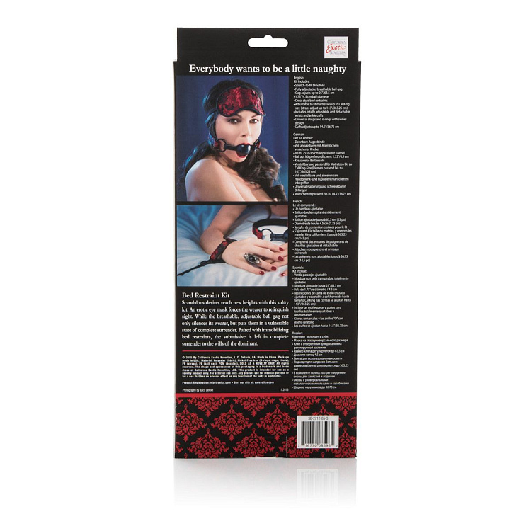 Комплект для БДСМ-игр Bed Restraint Kit