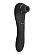 Черный стимулятор Smoooch Clitoral Suction   Vibration - 18,6 см.