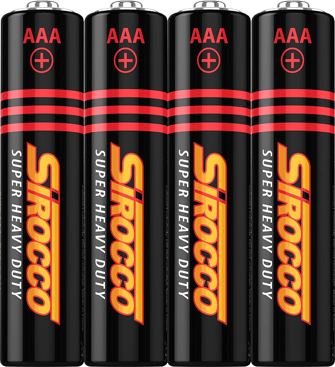 Батарейки Sirocco типа ААА - 4 шт.