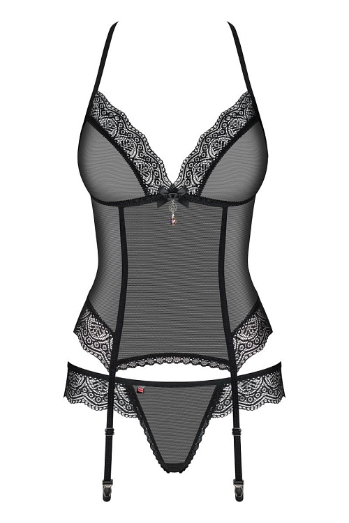 Волнующий полупрозрачный корсаж