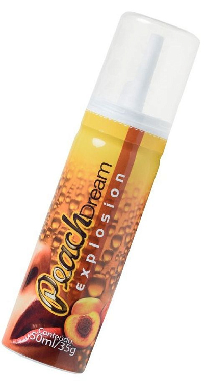 Шипучая пена для массажа ANGHEL EXPLOSION PHEROS Peach с ароматом персика - 50 мл.