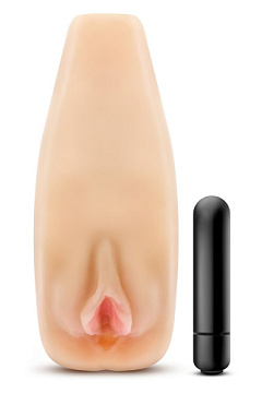 Мастурбатор-вагина с вибрацией Soft   Wet Natasha Realistic Beige Masturbator