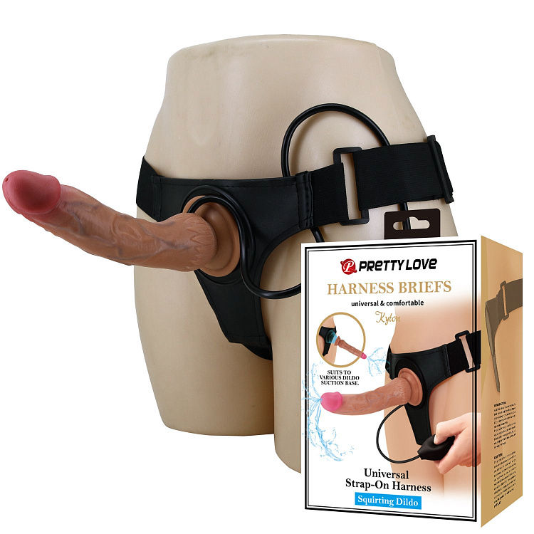 Женский страпон с эффектом эякуляции Kyton