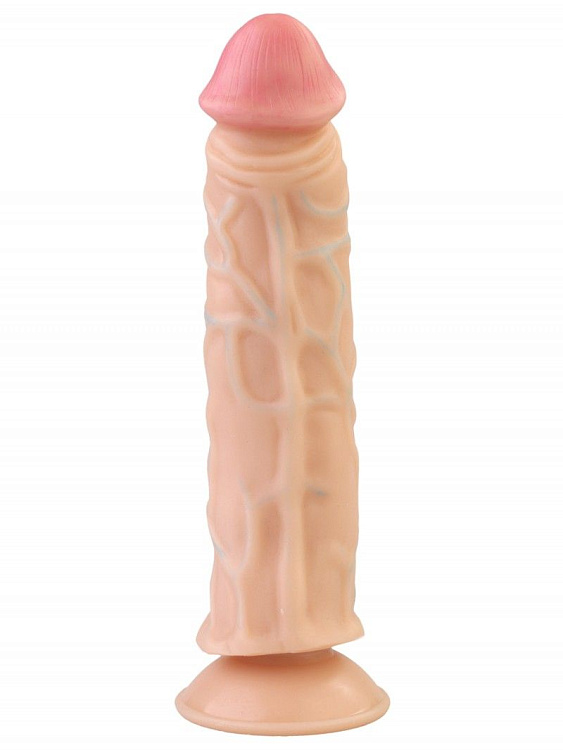 Рельефный вибромассажёр с проводным пультом №9 - 20 см.