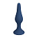 Синяя анальная пробка Slim Anal Plug XL - 15,4 см.