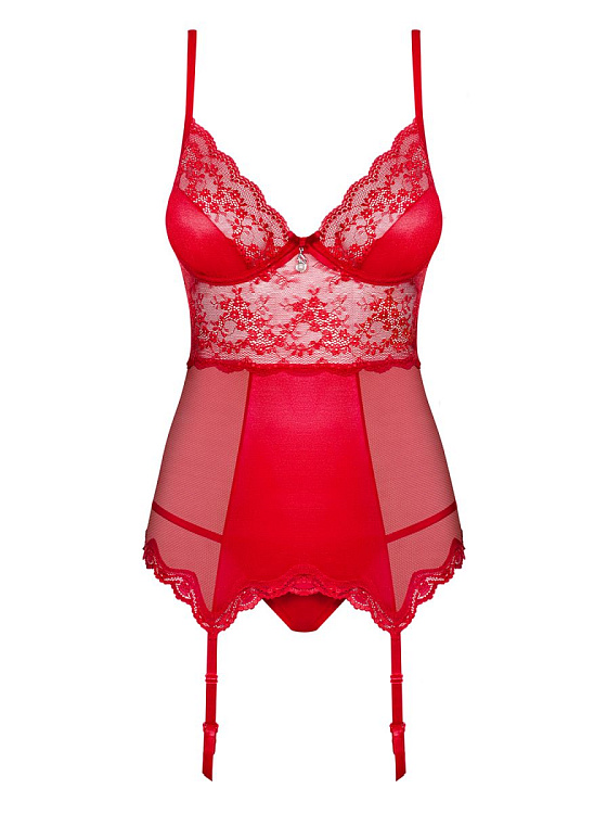 Шелковистый корсаж Lovica с кружевным верхом