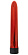 Красный классический вибратор - 18 см.