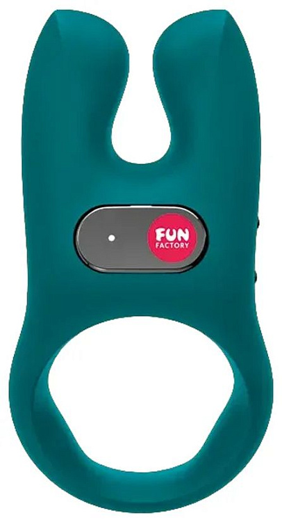 Бирюзовое эрекционное кольцо с ушками Nos