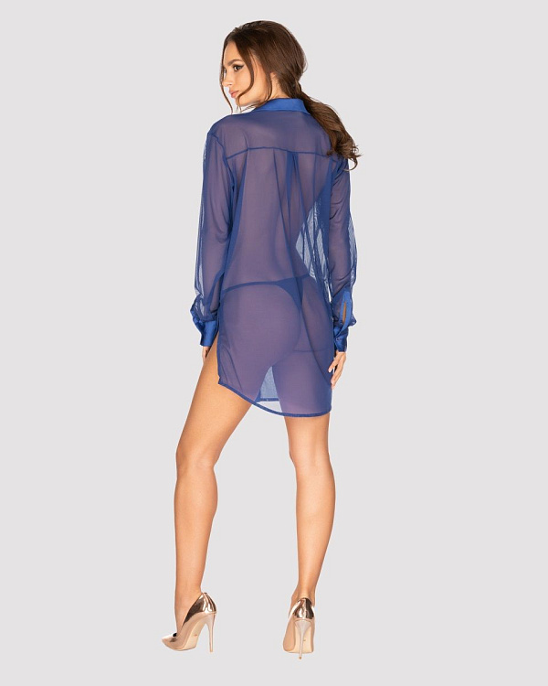 Нежная прозрачная рубашка Stellya