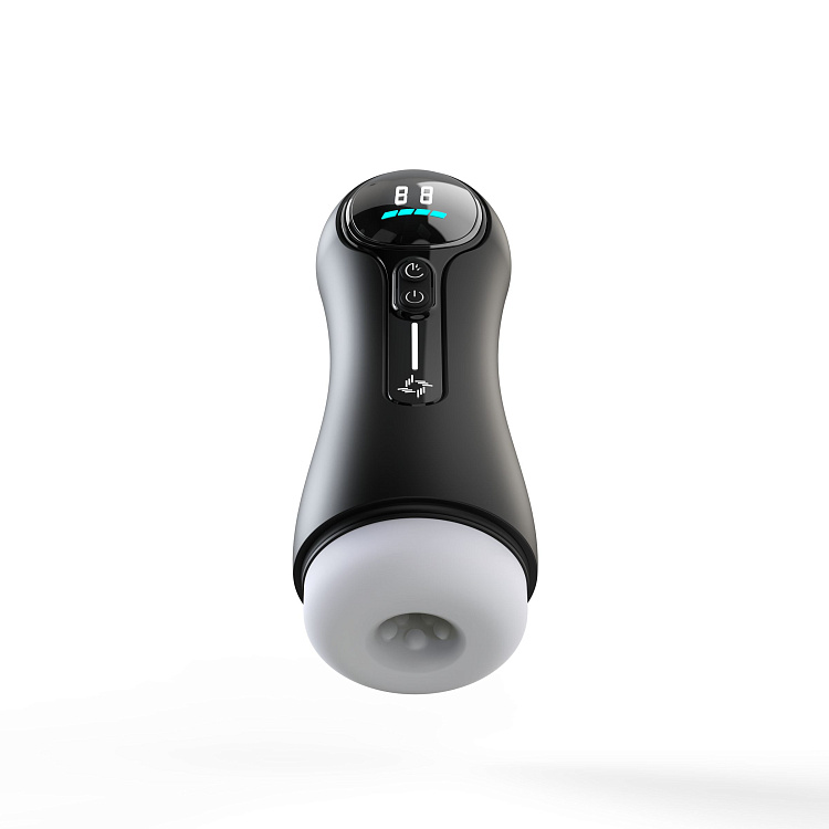 Мастурбатор в колбе с вибрацией и всасыванием