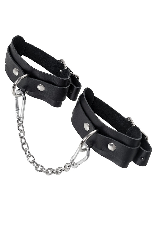 Черные мини-оковы со скруглёнными углами