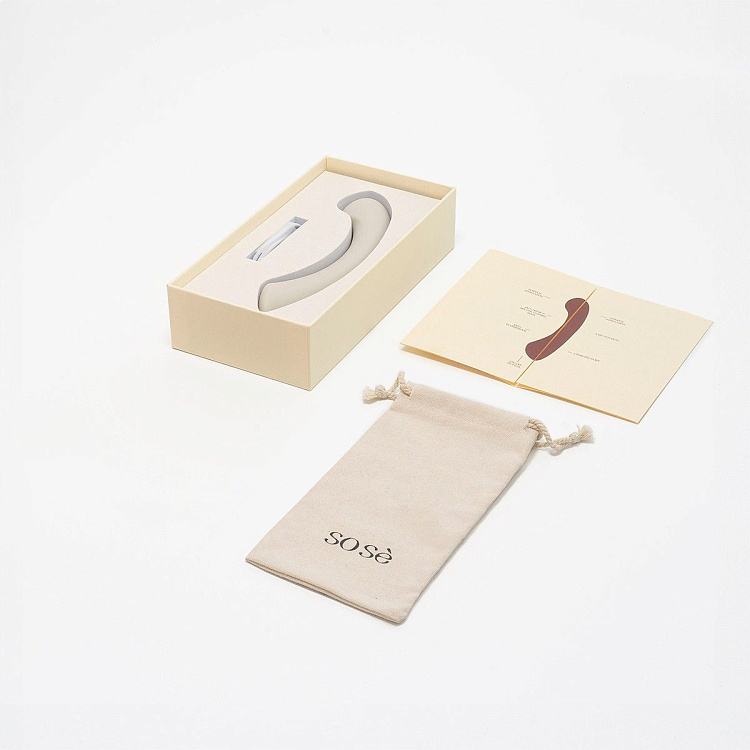 Серый вибростимулятор точки G Mirage - 17,8 см.