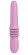 Розовый вибратор Susie с возвратно-поступательными движениями - 25,2 см.