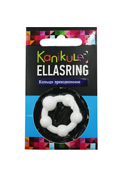 Цветное эрекционное кольцо с шариками Ellasring
