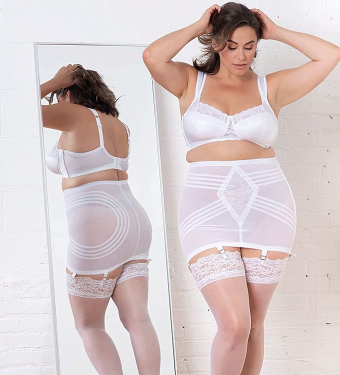 Корсетный пояс для чулок сильной коррекции