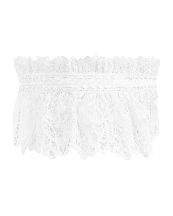 Кружевная подвязка на ногу Amor Blanco