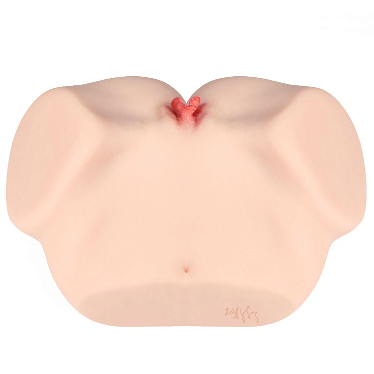 Мастурбатор-полуторс с двойным слоем материала и вибрацией Jenny Onahole Real Vagina