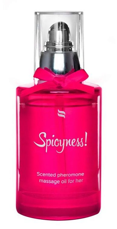 Массажное масло с феромонами Spicy - 100 мл.