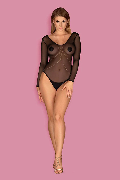 Золотистое украшение на тело с плетением