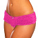 Неоново-розовые шортики с рюшками