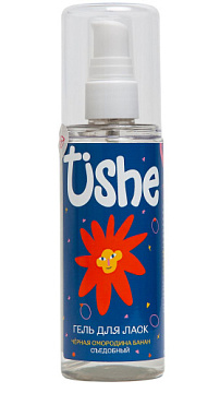 Съедобный лубрикант на водной основе Tishe с ароматом черной смородины и банана - 125 мл.