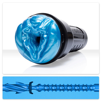 Мастурбатор-вагина Fleshlight Freaks Alien Blue Metallic