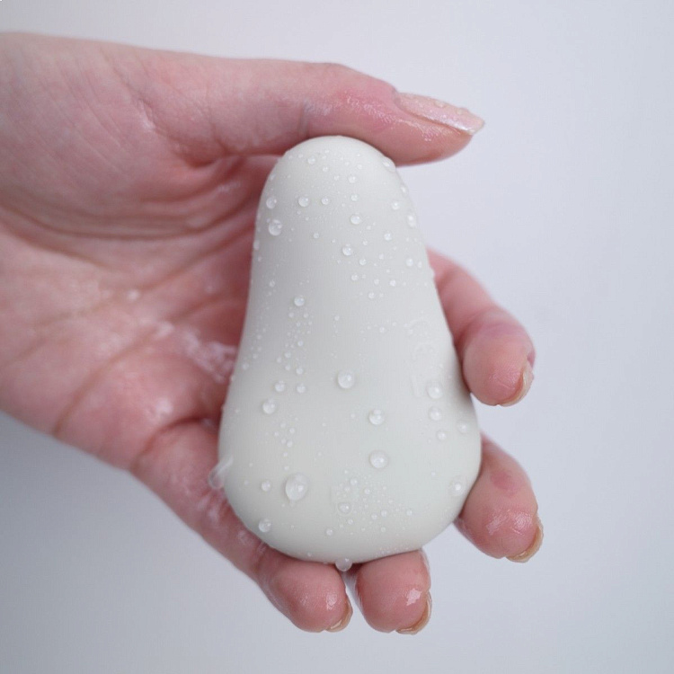 Серый вибромассажёр Opal