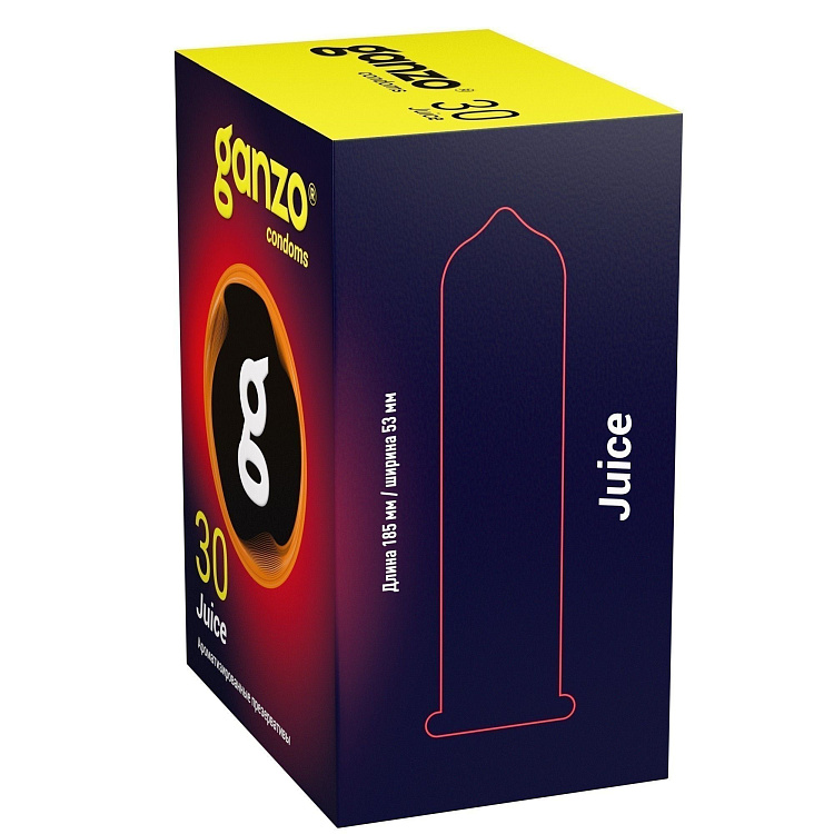 Ароматизированные презервативы Ganzo Juice - 30 шт.