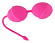 Розовые вагинальные шарики Silicone Love Balls
