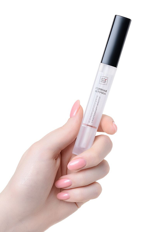 Возбуждающий блеск для губ «Горячая штучка» с ароматом карамели - 5 мл.